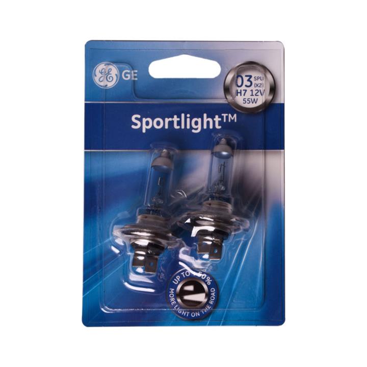 لامپ خودرو جنرال الکتریک مدل SportLight کد H7 بسته 2 عددی